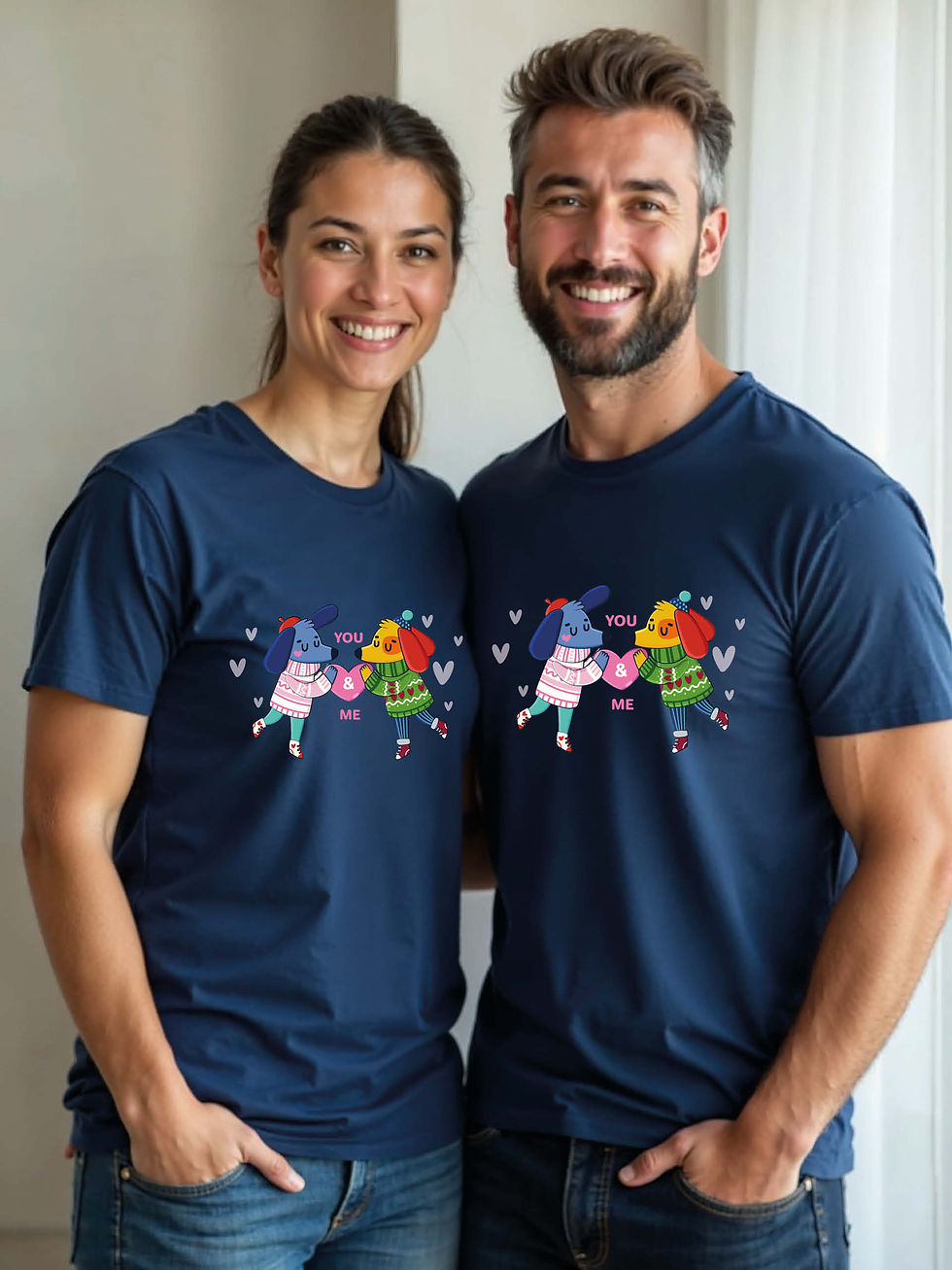 Thumbnail: Anniversary Animal Couple T-Shirt Lovers Edition – Buy Now