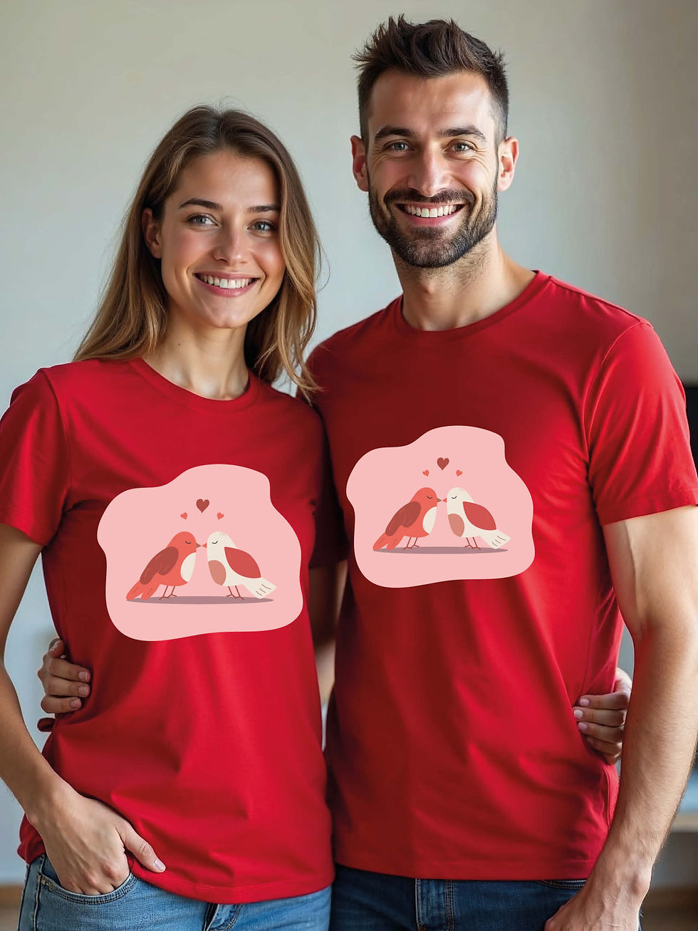 Stylish Animal Couple Matching Tee Lovers Edition – Sale