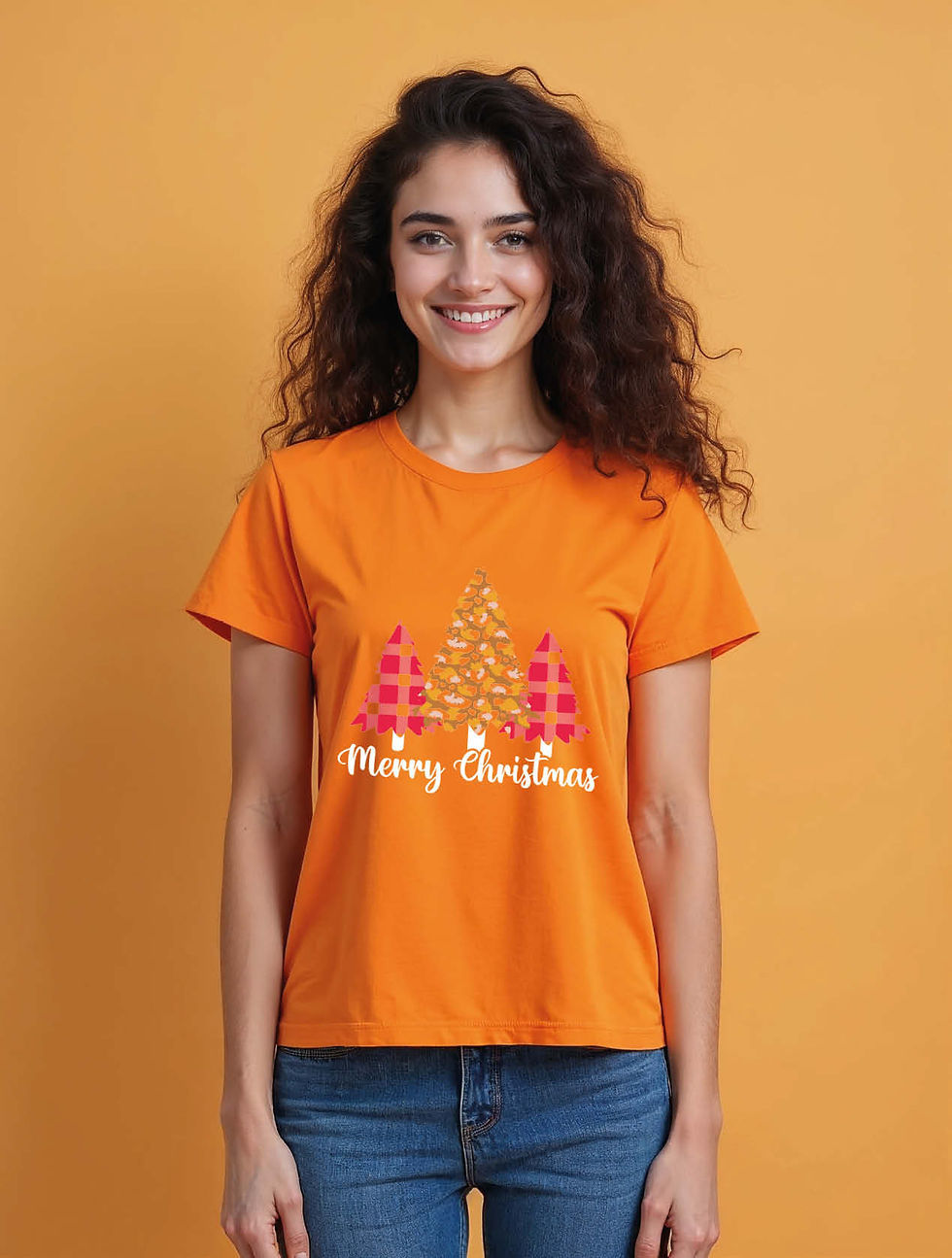 Thumbnail: merry christmas Modern Women’s Printed Graphic Streetwear T-Shirt – Hot Deal