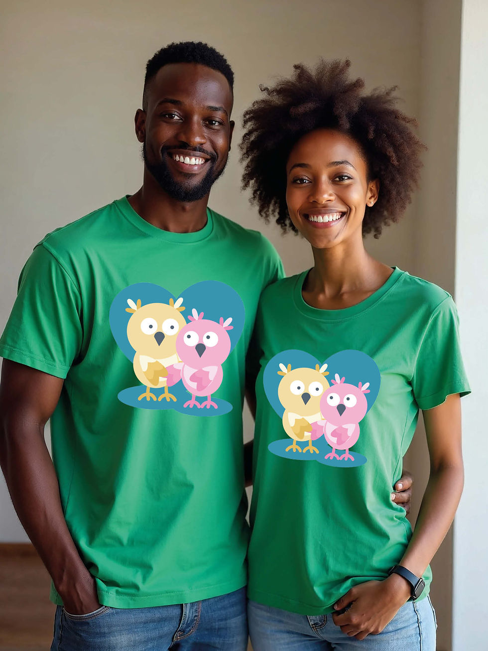 Thumbnail: Matching Outfit Animal Couple T-Shirt Lovers Edition – Low Price