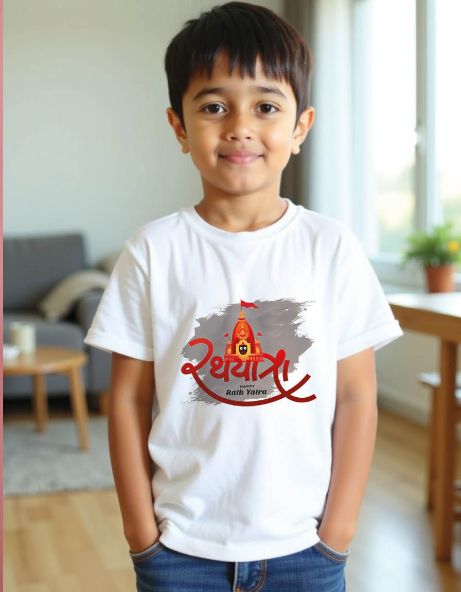 Thumbnail: Jaganatha ratra yatra Unisex printed graphic t shirt
