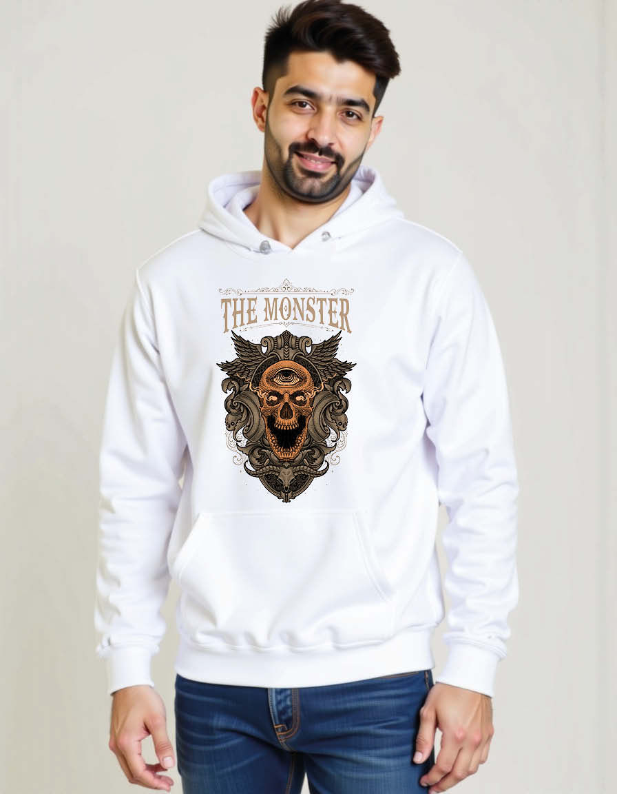 Thumbnail: the monster Unisex Graphic Printed Hoodies for mens & womens