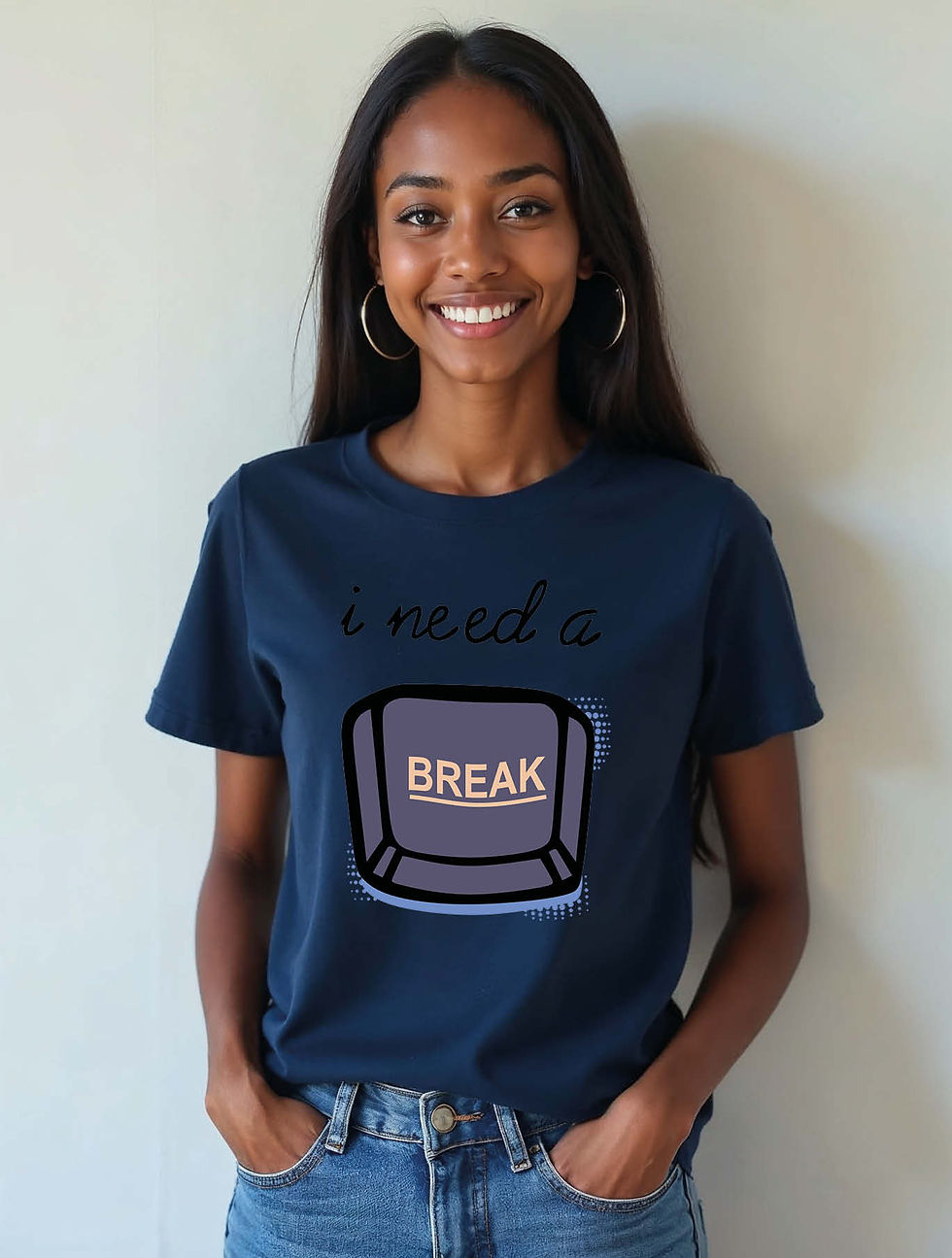 Thumbnail: I need a break Casual Women’s Streetwear T-Shirt – Fast Delivery