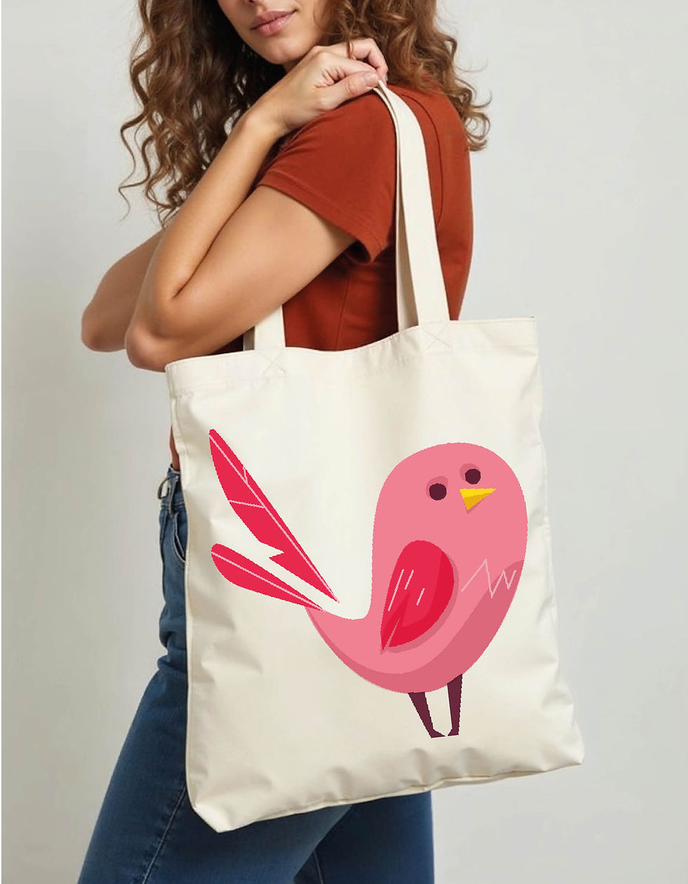 Reusable Grocery Tote Printed Bag – Stylish Grocery & Shopping Bag Fast Deliver