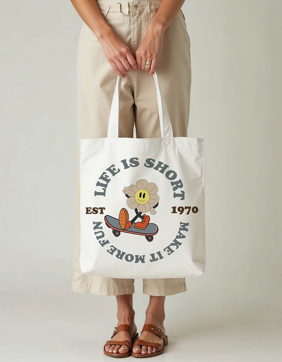 Trendy Everyday Tote Printed Bag – Fashionable Daily Use Tote Premium Quality