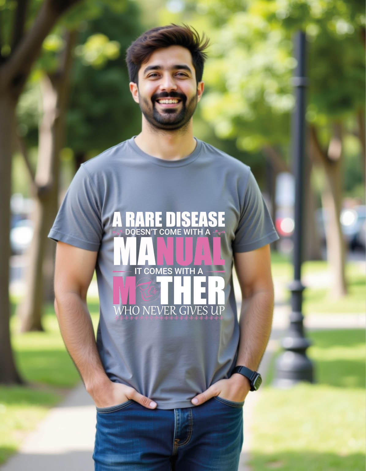 a rare diseases mens printed graphic t shirts