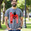 Thumbnail: amore heart control simpl vintage mens printed graphic t shirt