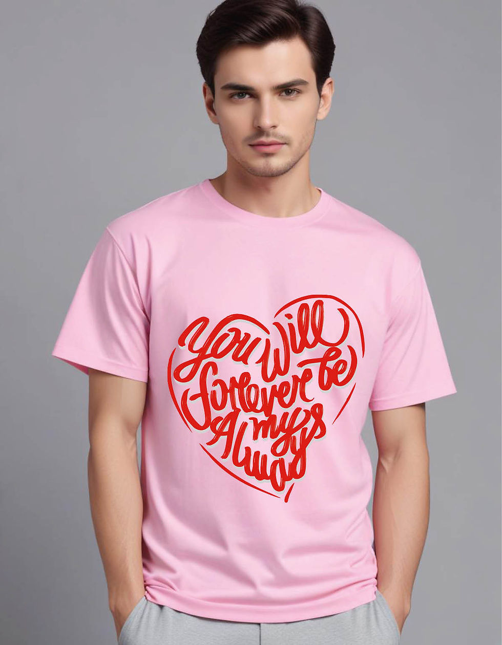 Thumbnail: forever my always mens printed graphic t shirt