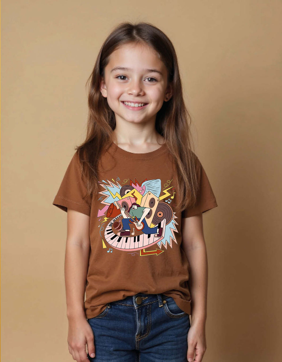 Thumbnail: music Unisex Printed T-Shirt for All