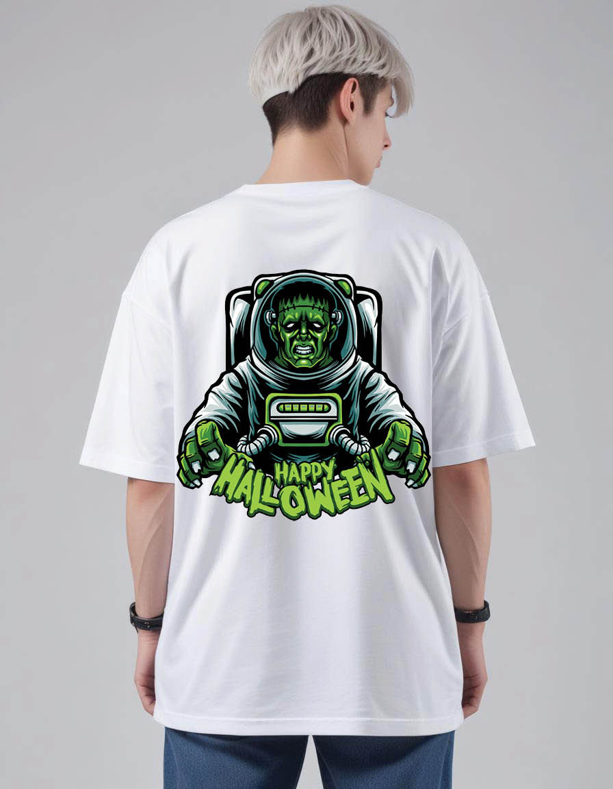 Thumbnail: astro franky Mens Oversized Printed T shirt