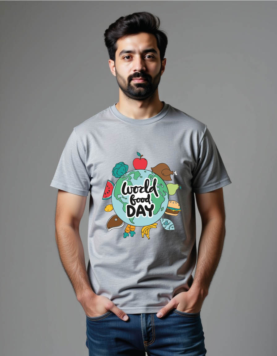 World food day Unisex printed graphic t shirt