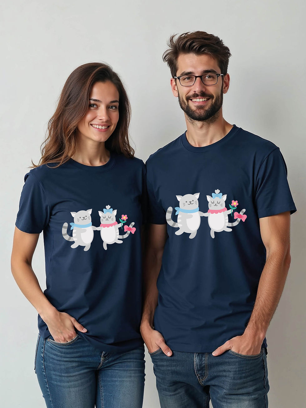 Thumbnail: Eternal Love Cartoon Couple T-Shirt Lovers Edition – Discount Offer