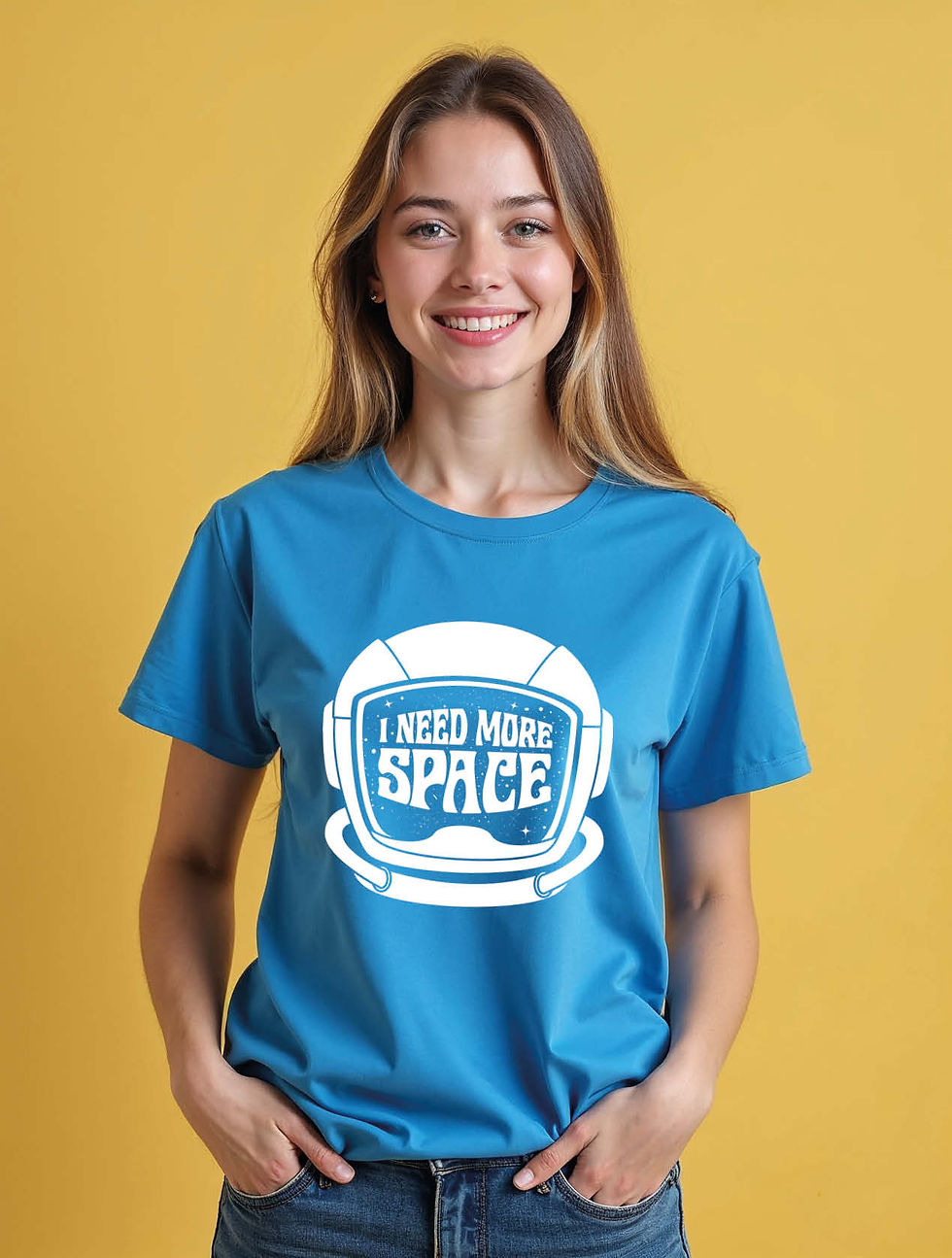 Thumbnail: i need more space Modern Women’s Printed Graphic Streetwear T-Shirt – Shop Now