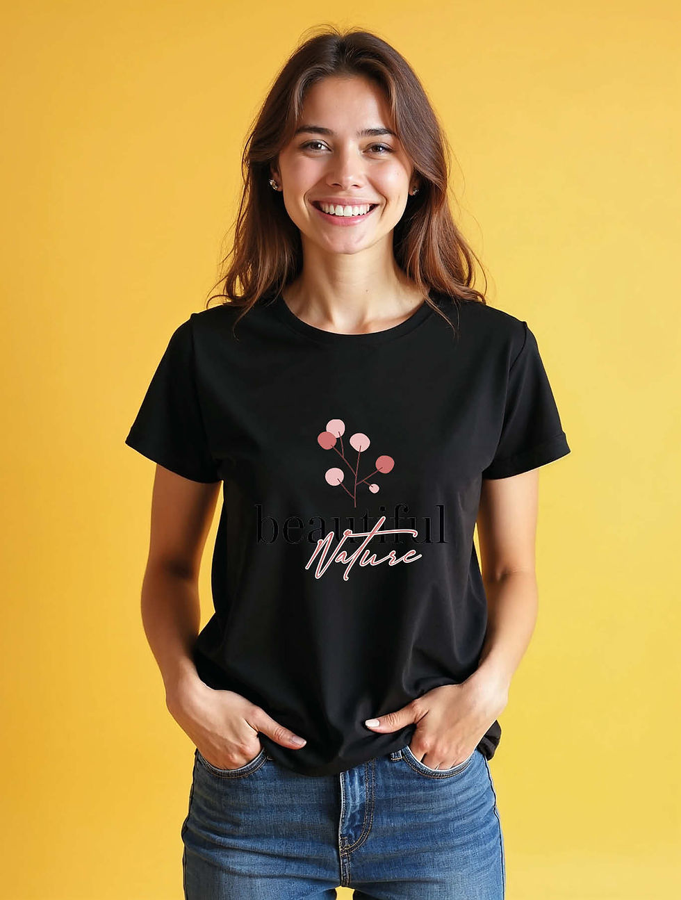 Thumbnail: beautiful nature Chic Women’s printed graphic T-Shirt best price