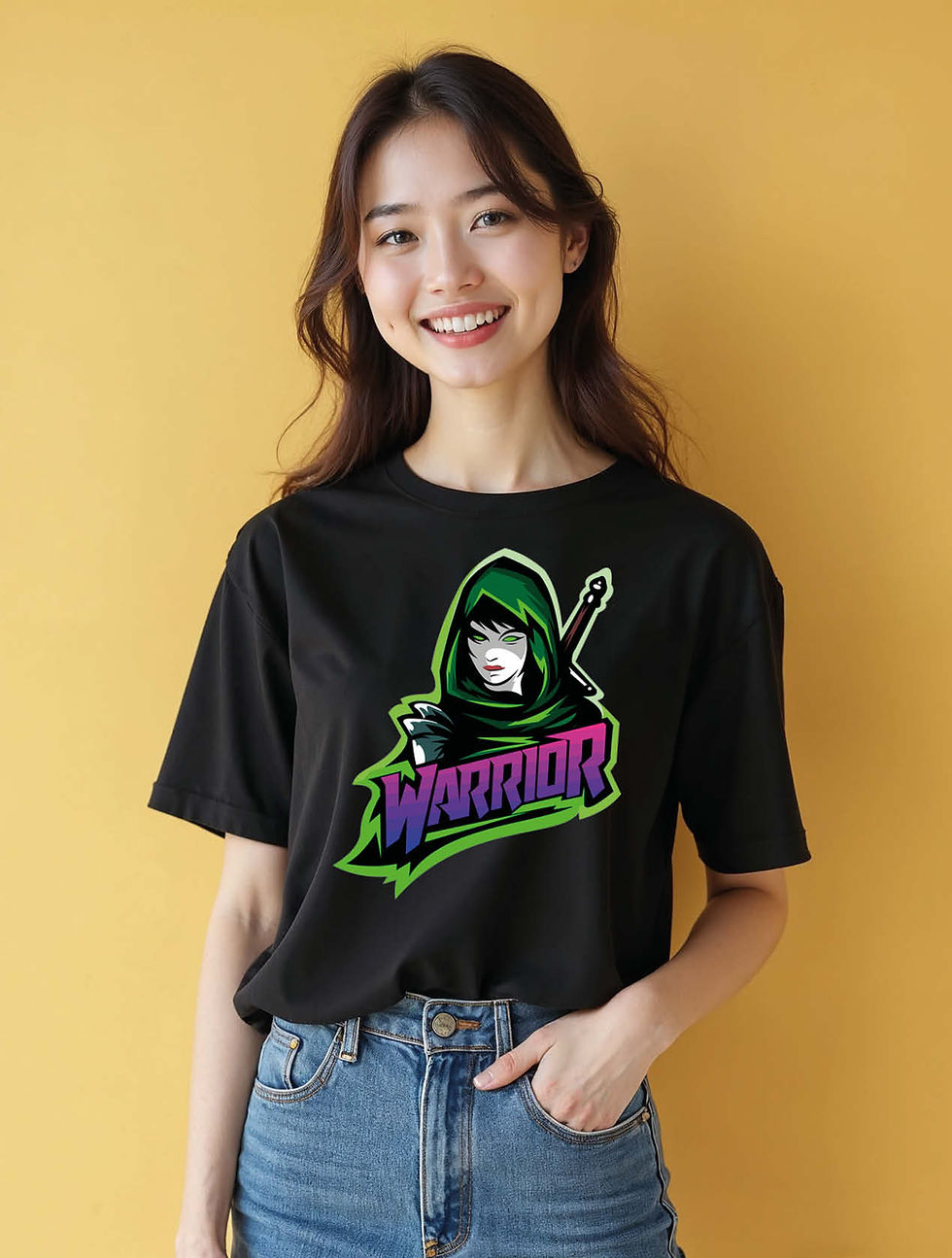 Thumbnail: Gamer/E-Sports Warrior Classic Women’s Printed T-Shirt – Limited Stock
