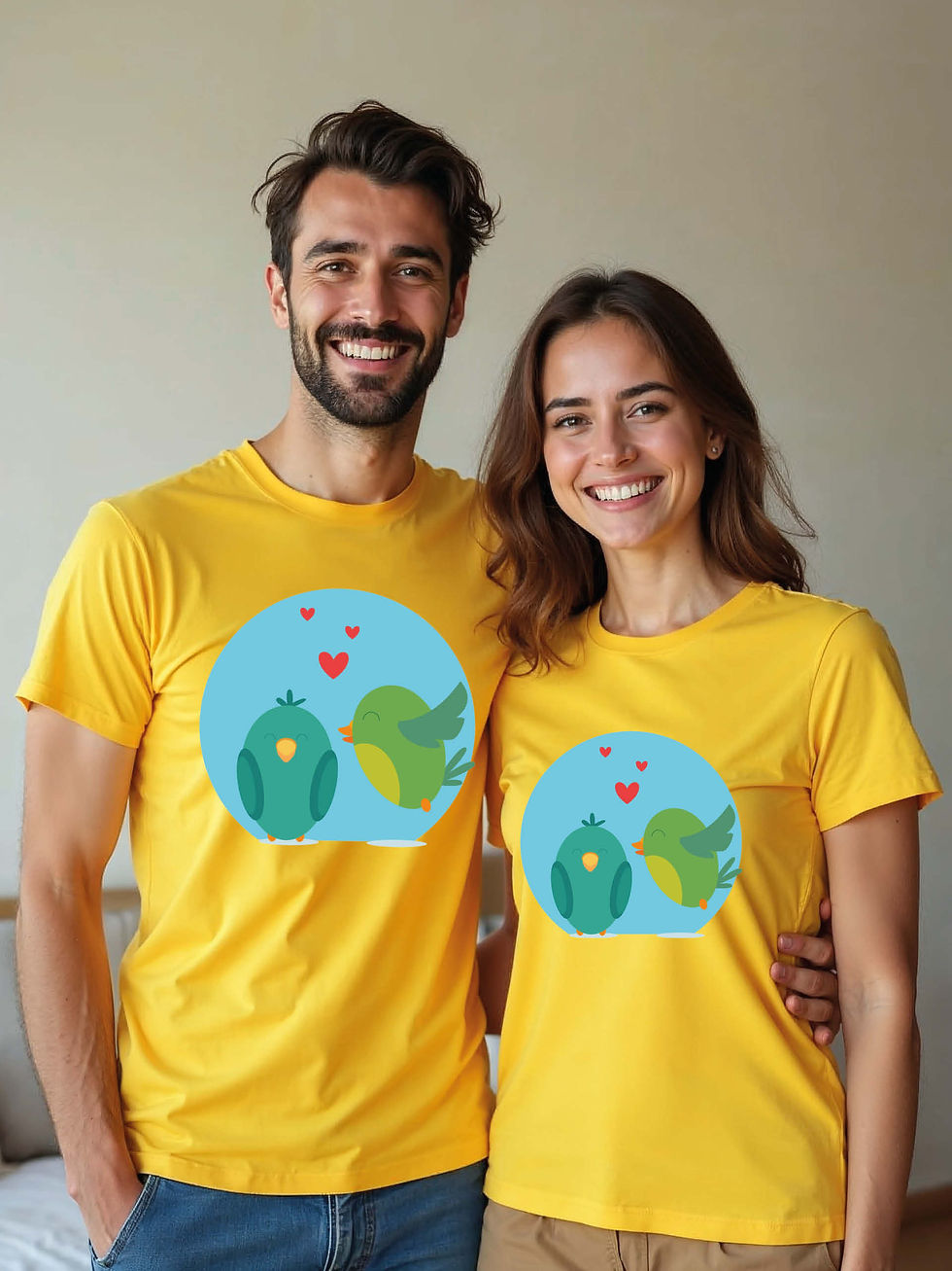 Thumbnail: Cute Animal Couple T-Shirt Lovers Edition – Low Price Offer