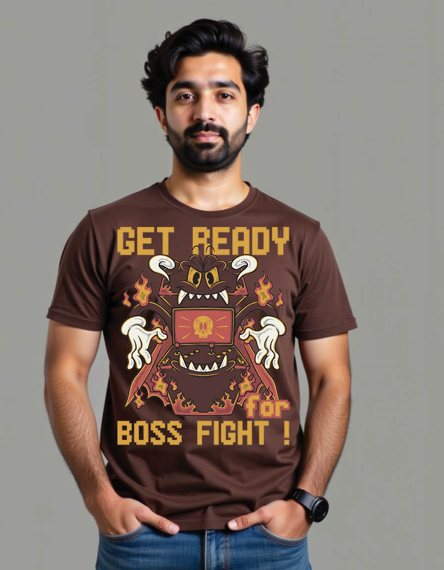 Thumbnail: arcade game machine cartoon mens printed graphic t shirt