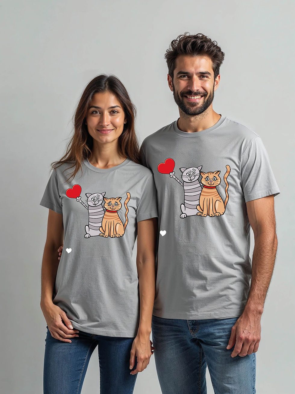 Thumbnail: Romantic Cartoon Couple T-Shirt Lovers Edition – Low Price Offer