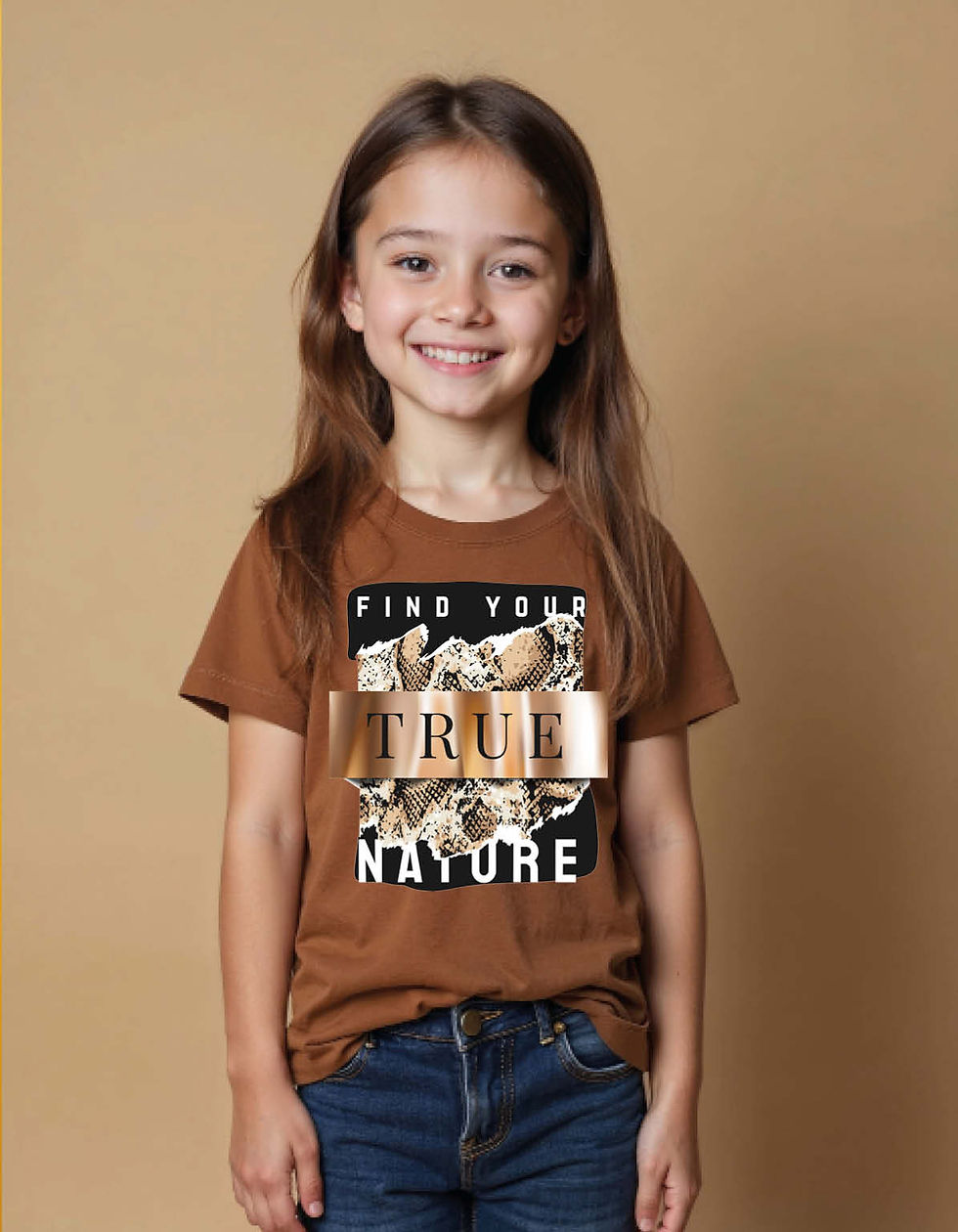Thumbnail: Find Your True Nature Printed T-Shirt for All age