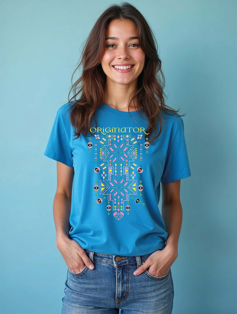 Thumbnail: originator Modern Women’s Printed Stylish Graphic T-Shirt – Limited Stock