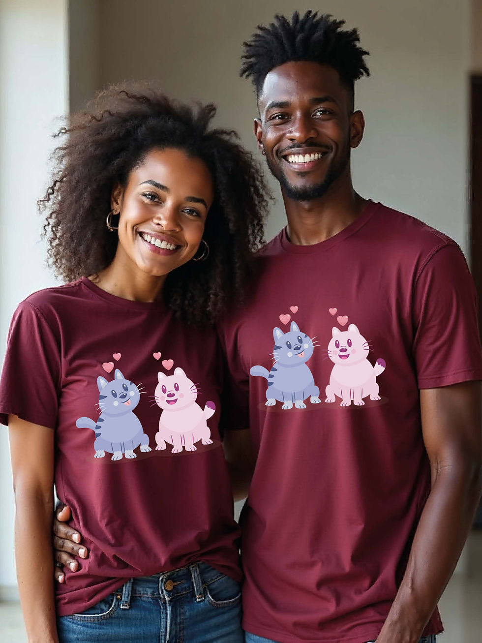 Thumbnail: Valentine’s Animal Couple Matching Tee Lovers Edition – Shop