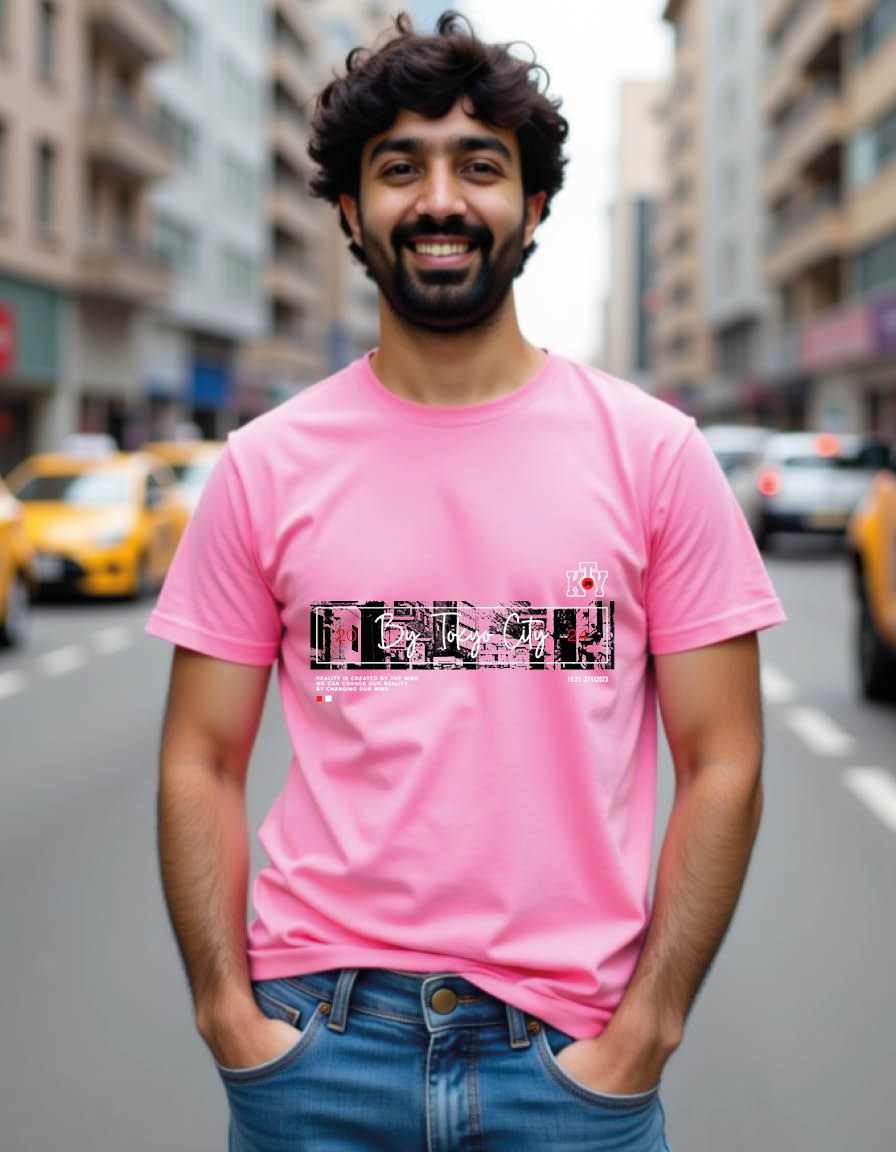 Thumbnail: BY TOKYA CITY mens printed graphic t shirt