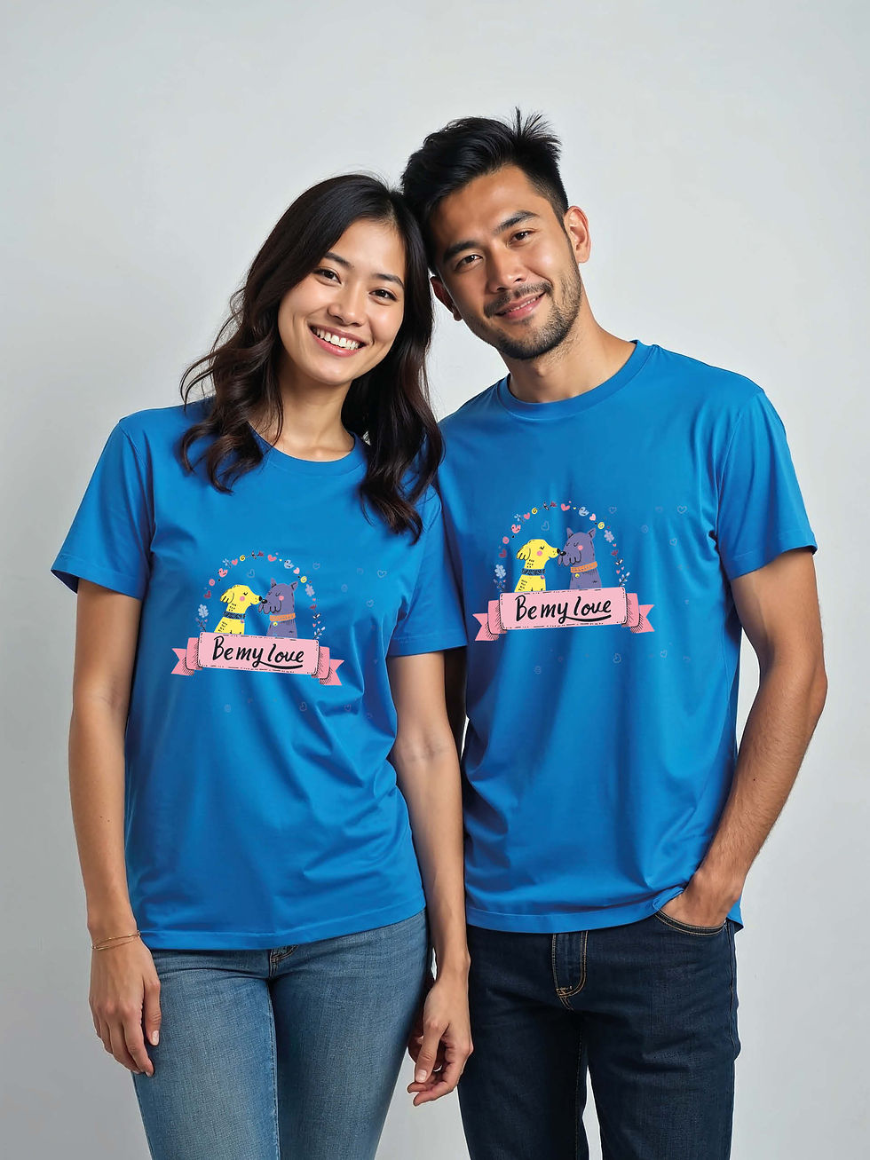 Thumbnail: Trendy Cartoon Couple Matching Tee Lovers Edition – Best Price