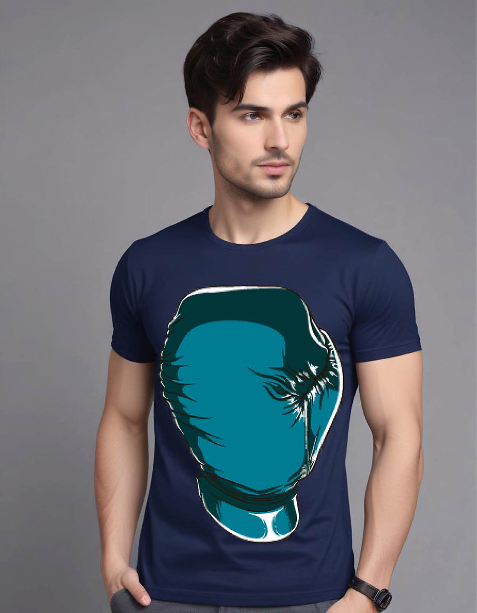 Thumbnail: fight gear mens printed graphic t shirt