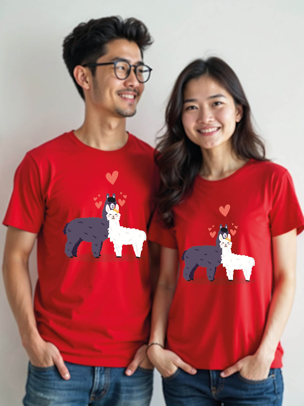 Thumbnail: Matching Outfit Cartoon Couple T-Shirt Lovers Edition – Premium Quality