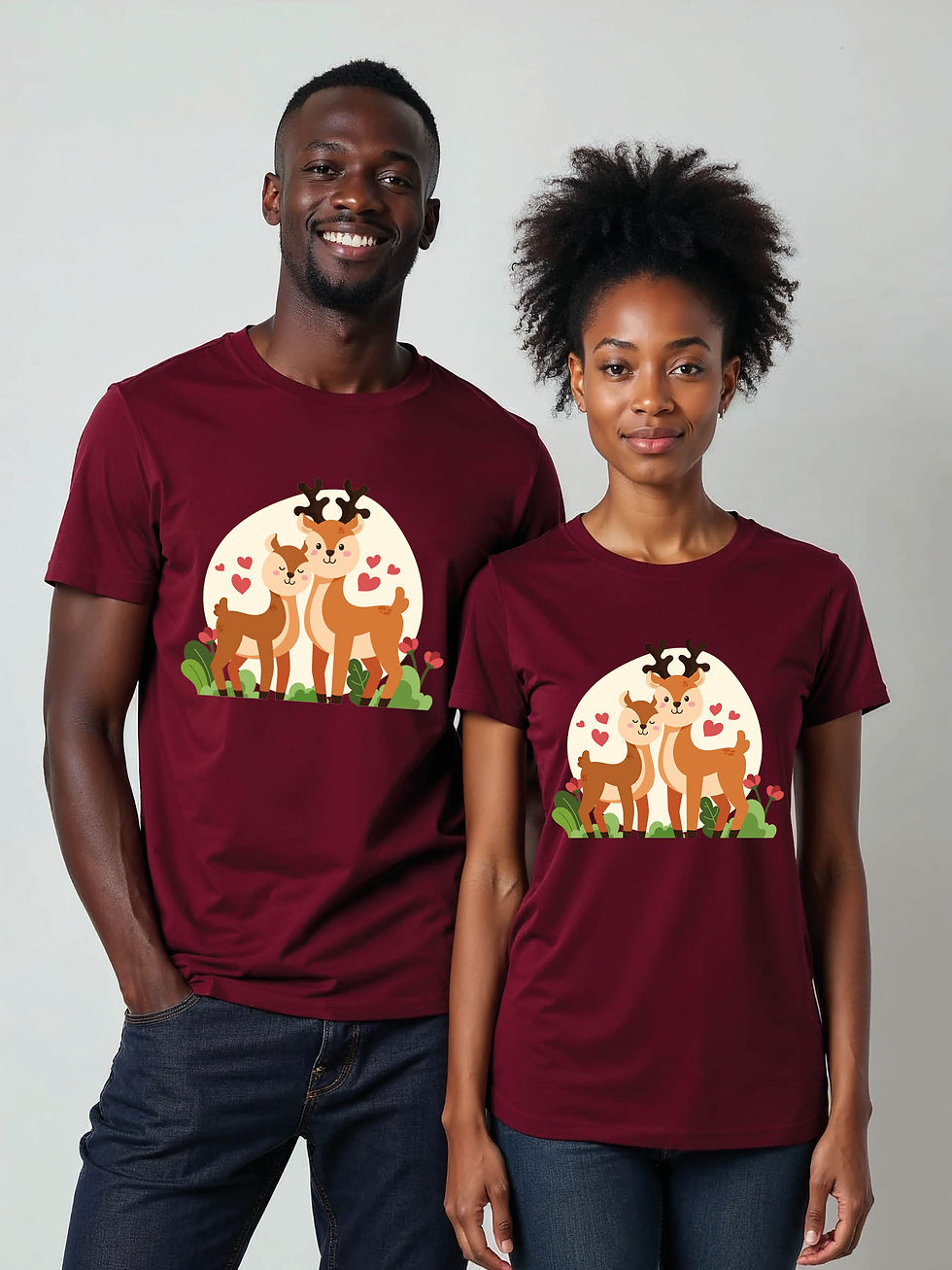 Thumbnail: Stylish Cartoon Couple T-Shirt Lovers Edition – Low Price Offer