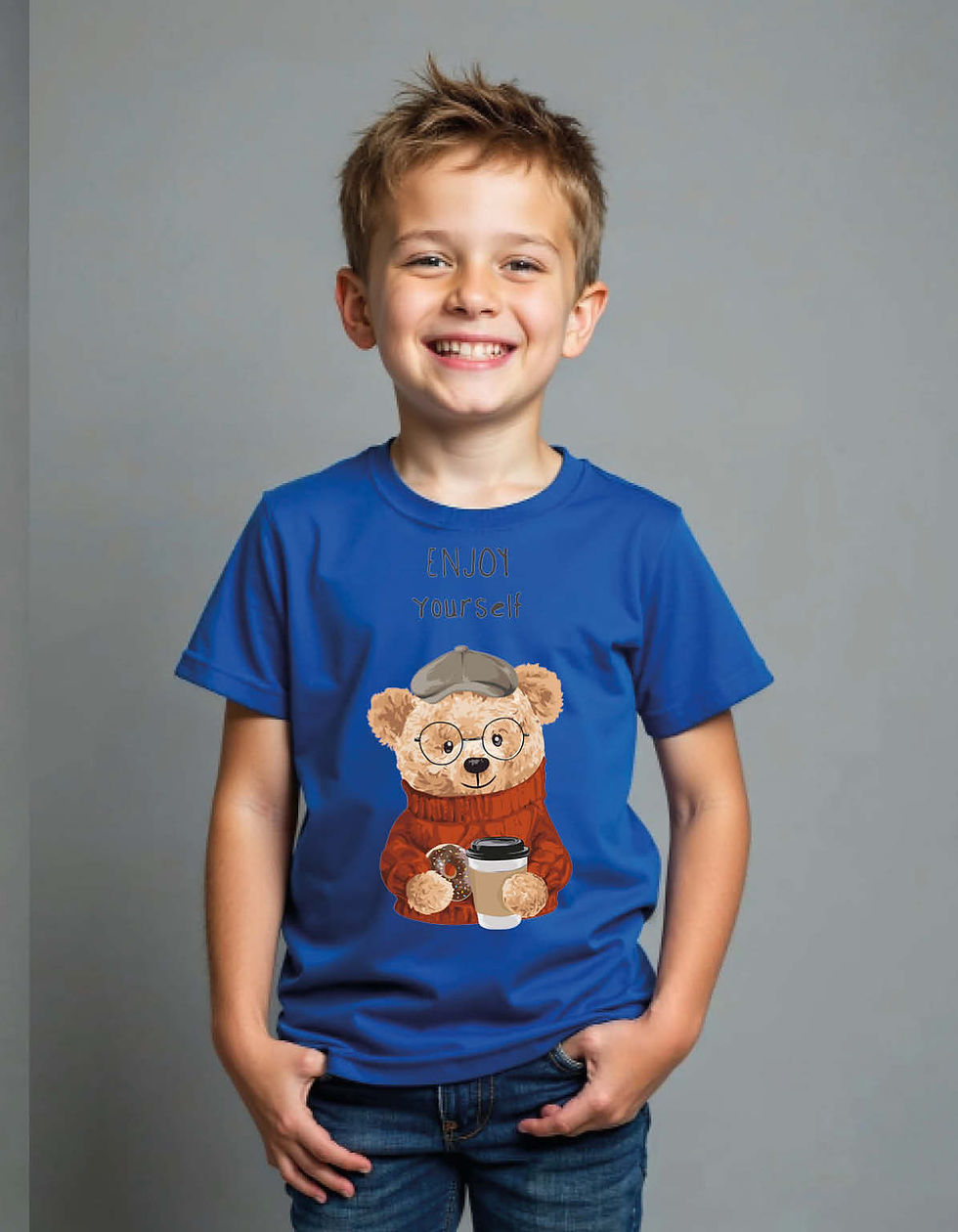 Thumbnail: Enjoy Your Self Printed T-Shirt for All age