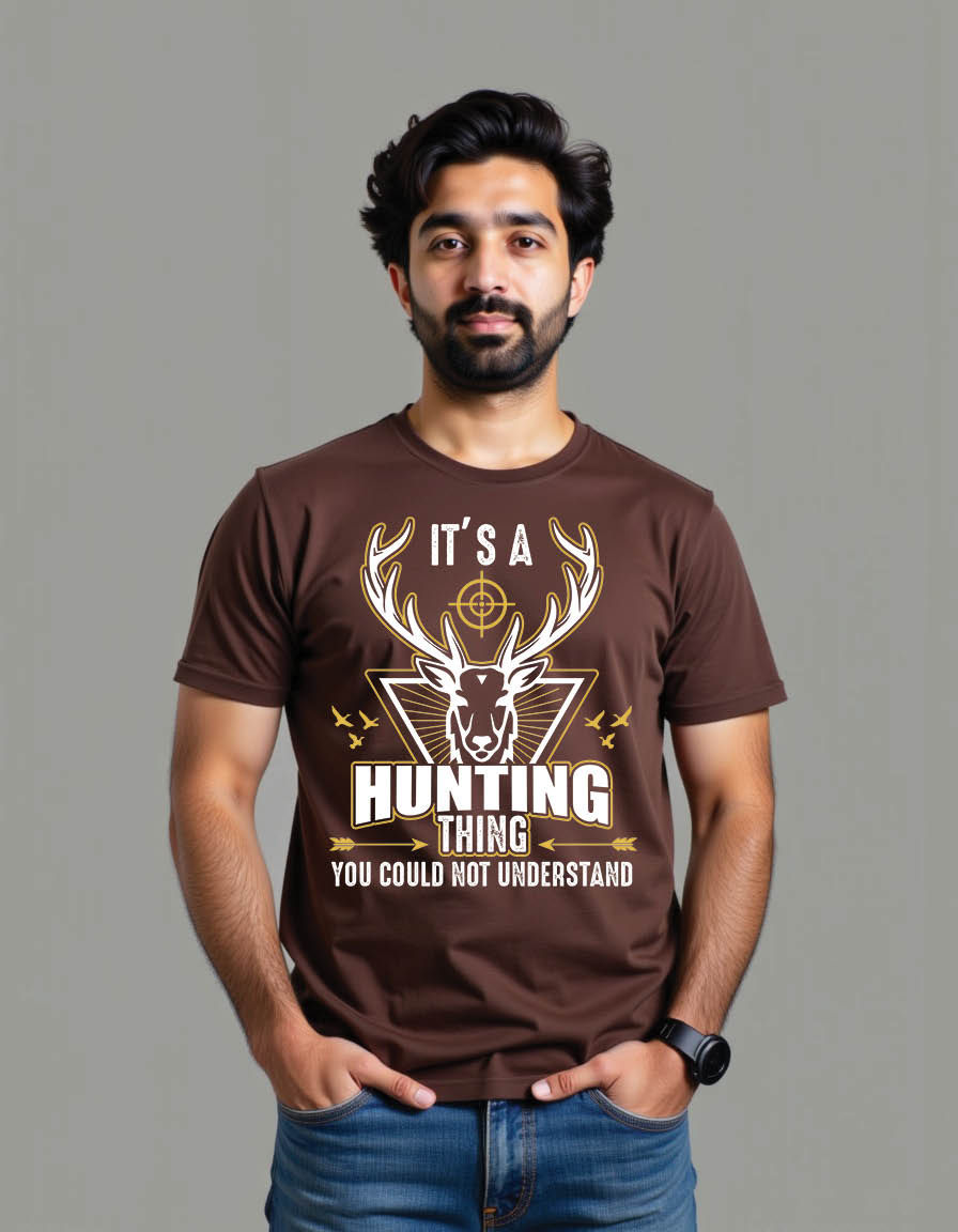 man myth hunting legend hunting mens printed graphic t shirt