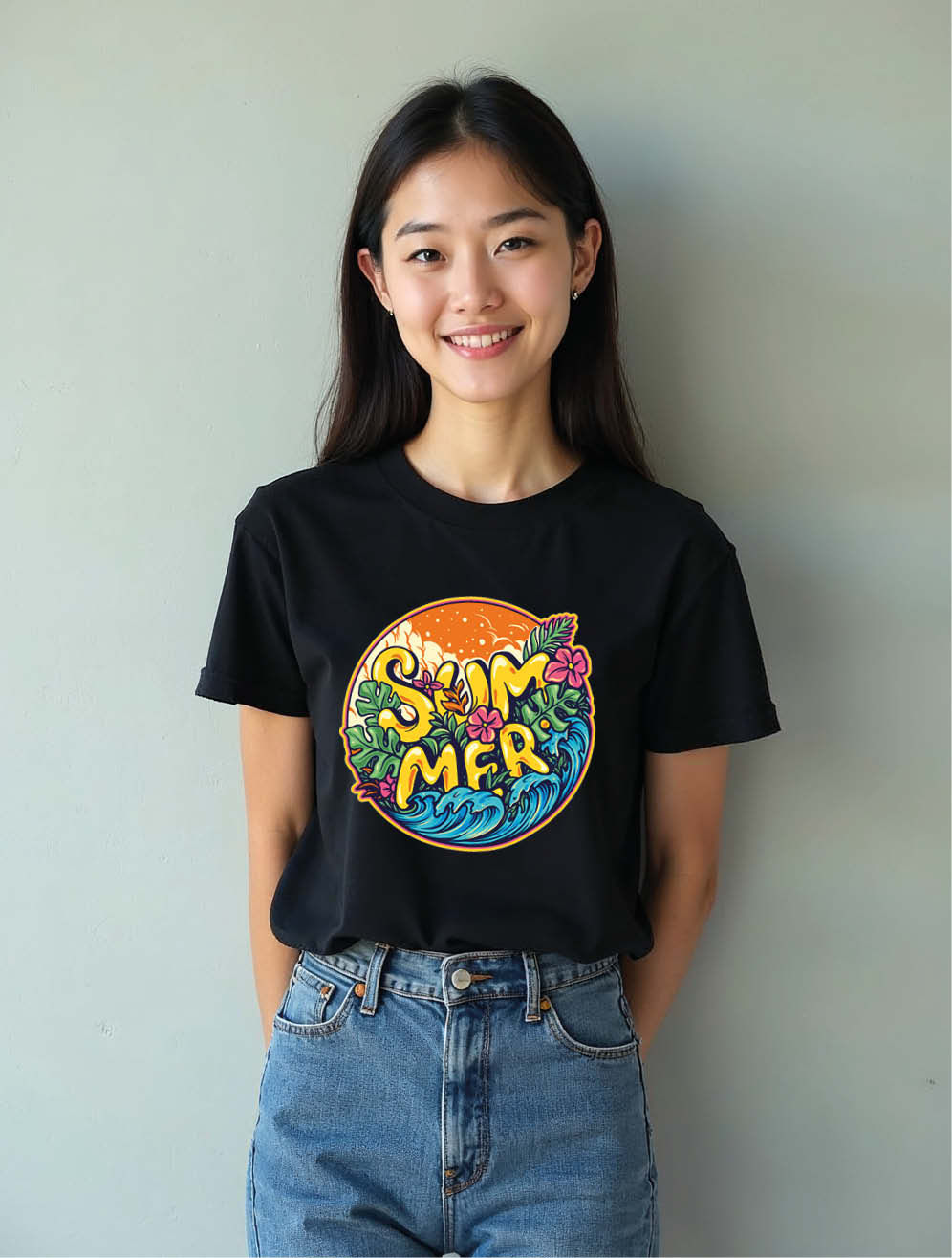 summer Trendy Women’s Printed Graphic Streetwear T-Shirt – Low Price Offer