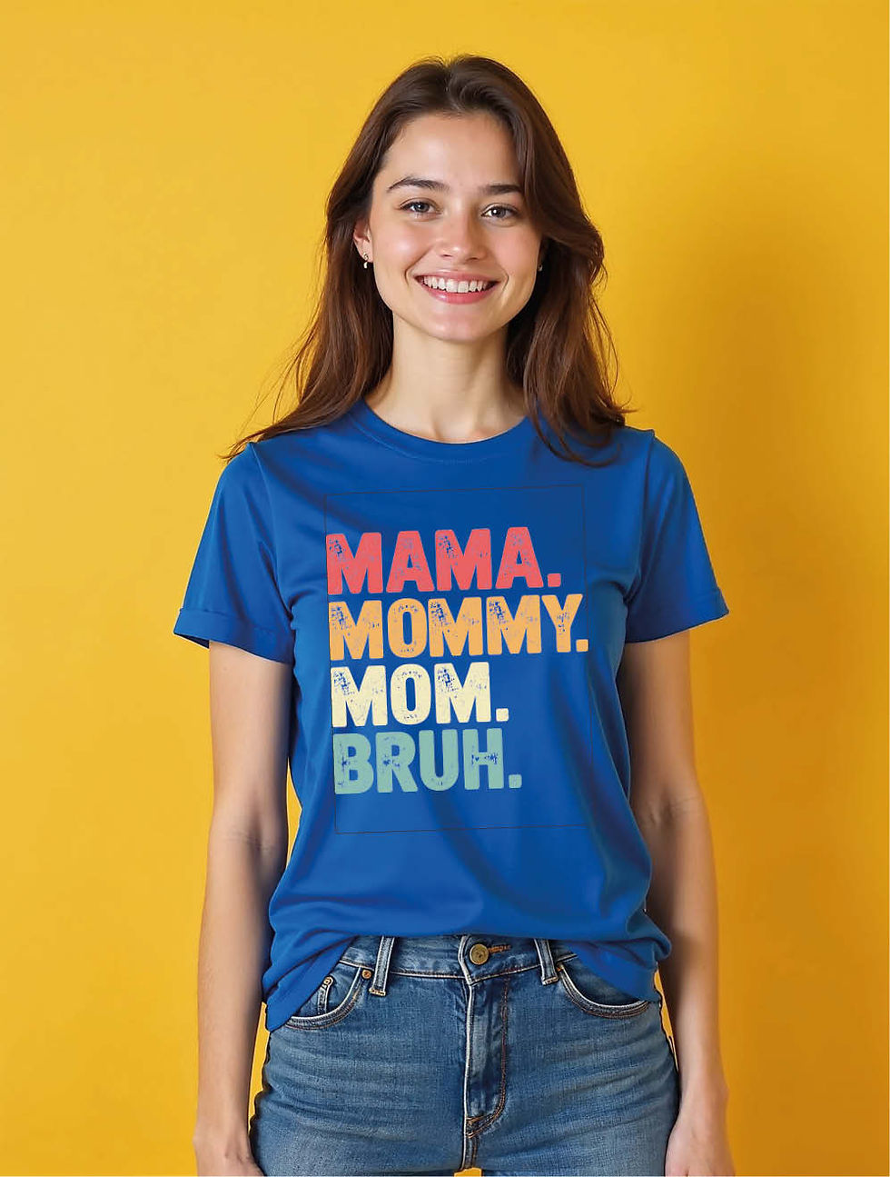 Thumbnail: Mama mommy mom bruh Urban Women’s Streetwear T-Shirt – Best Price