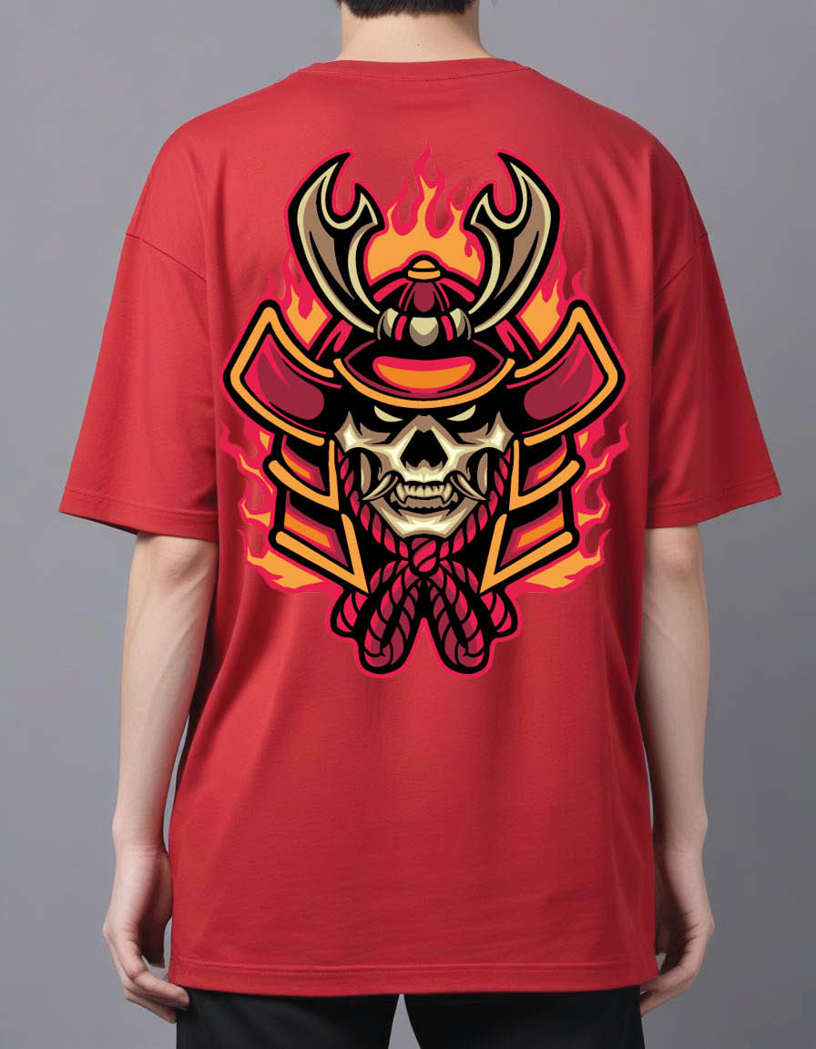 Thumbnail: ronin head mens Oversized Printed t shirt