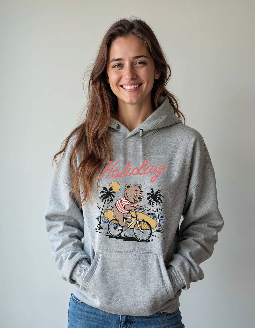 Thumbnail: holiday Classic Unisex Graphic Printed Hoodies for mens & womens
