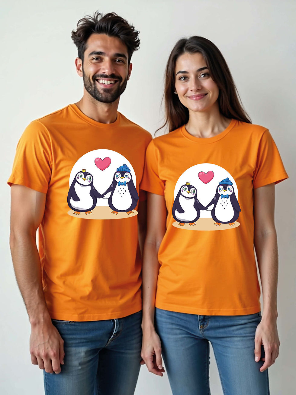 Thumbnail: Valentine’s Cartoon Couple T-Shirt Lovers Edition – Discount Offer
