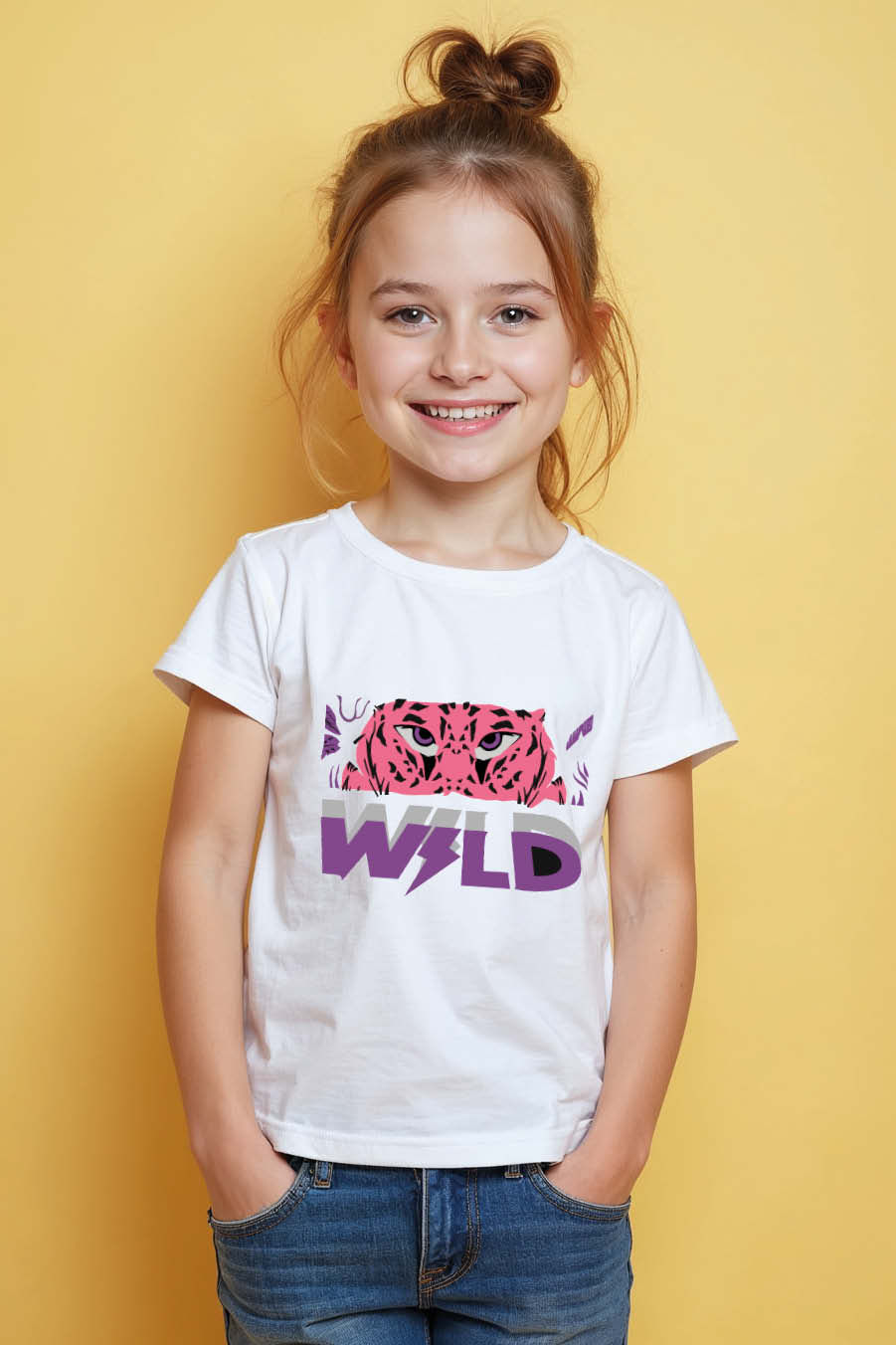 Thumbnail: wild Fashion Cartoon Printed T-Shirt for Boys & Girls – Print Design for kids