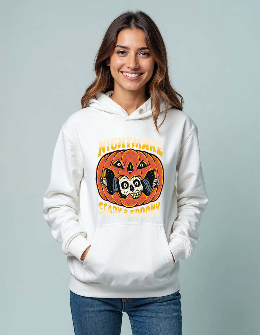 Thumbnail: nightmare scary spooky Unisex Graphic Printed Hoodies for mens & womens