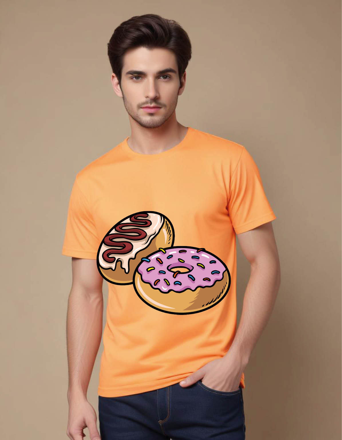 donuts mens printed graphic t shirt