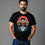 Thumbnail: geisha with skull theme mens printed graphic t shirts
