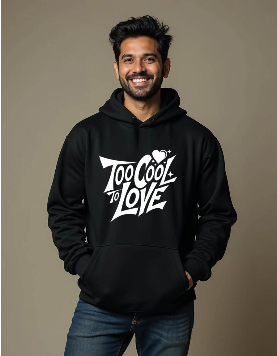 to cool to love Limited Edition Men’s Streetwear Hoodie – Stylish Casual Outfit