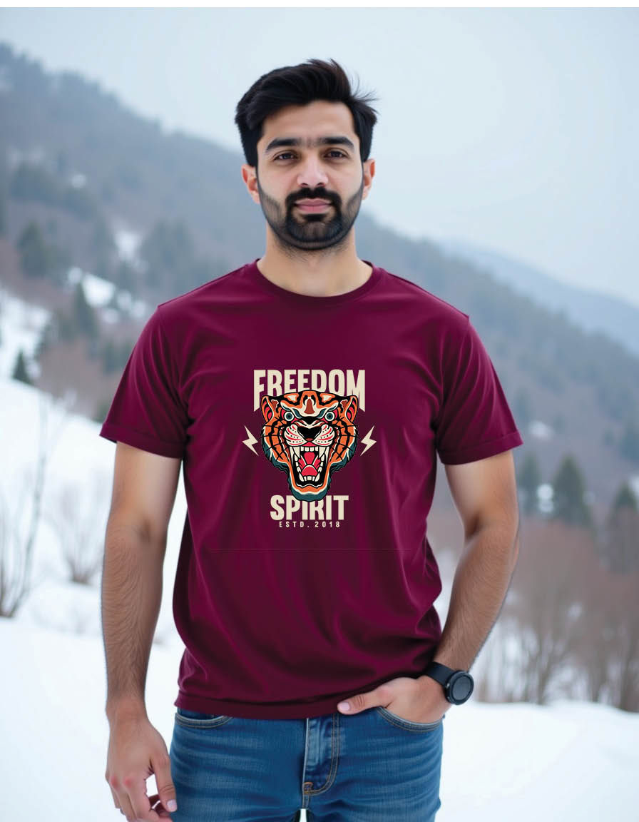 Thumbnail: vintage tiger head mens printed graphic t shirts