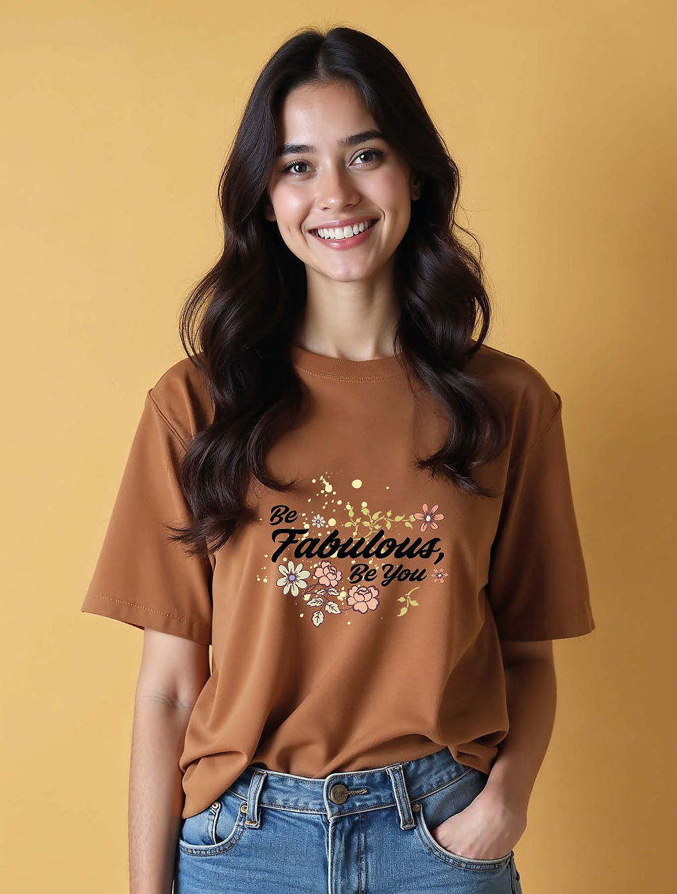 Thumbnail: be fabulous be you Chic Women’s Graphic printed T-Shirt
