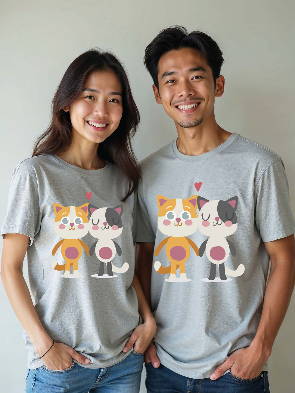 Thumbnail: Soulmates Animal Couple T-Shirt Lovers Edition – Premium