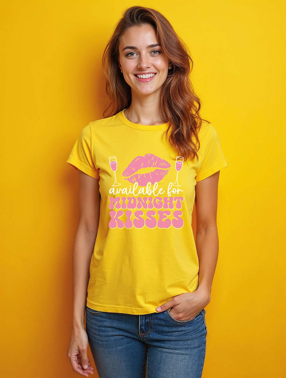 Thumbnail: available for mindnight kisses Modern Women’s Printed Graphic Streetwear T-Shirt