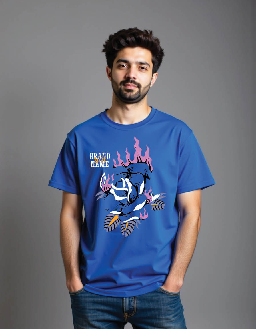 Thumbnail: vintage rose mens printed graphic t shirts