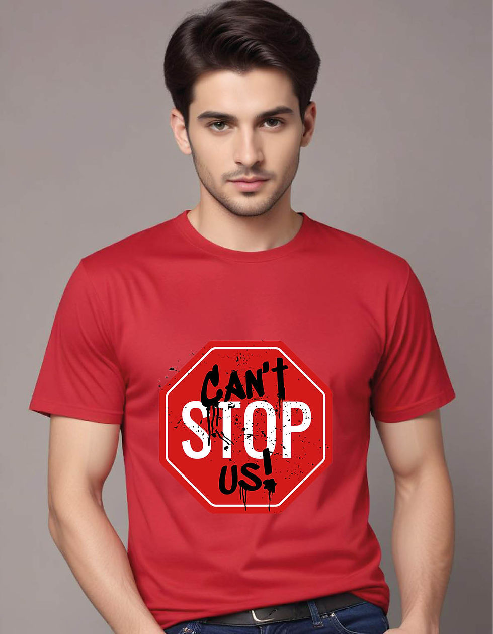 Thumbnail: cant stop us mens printed graphic t shirt