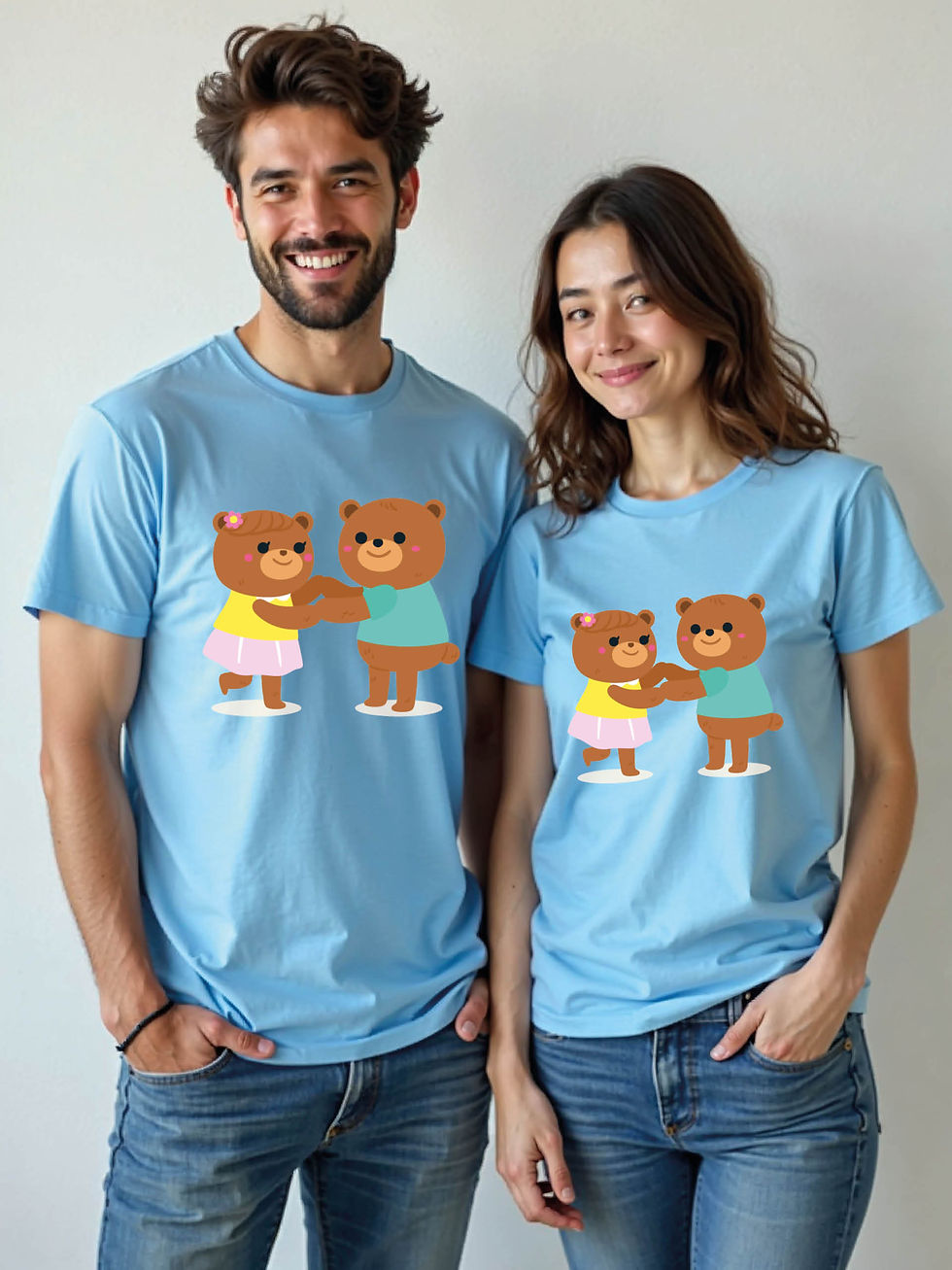 Thumbnail: Soulmates Cartoon Couple Matching Tee Lovers Edition – Sale