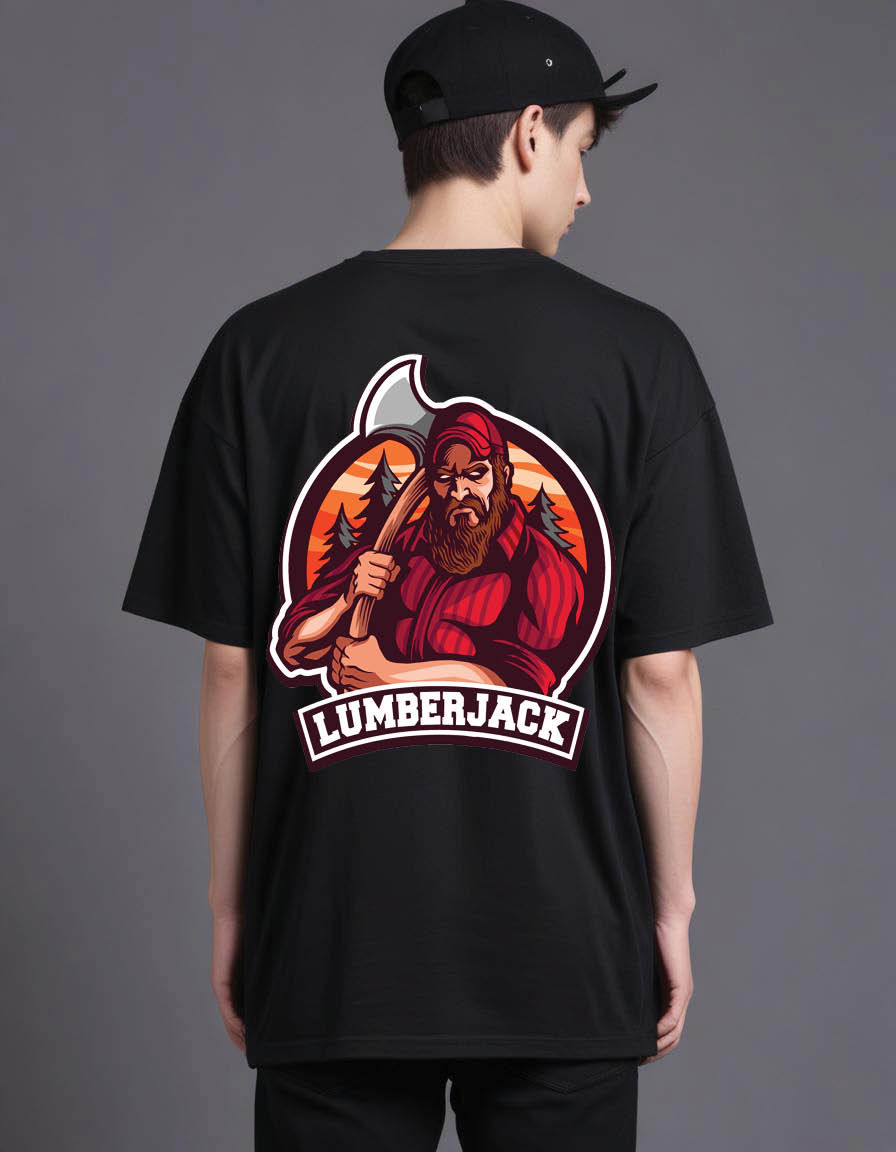 Thumbnail: lumberjack mens Oversized Printed t shirt